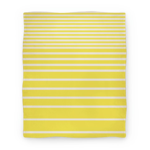 Yellow Stripe Blanket Blanket