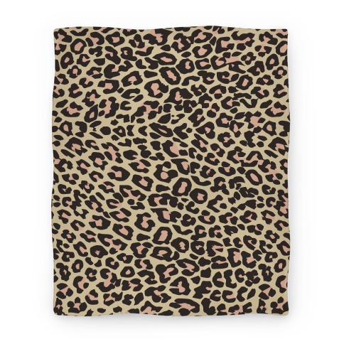 Leopard Pattern Blanket Blankets | LookHUMAN