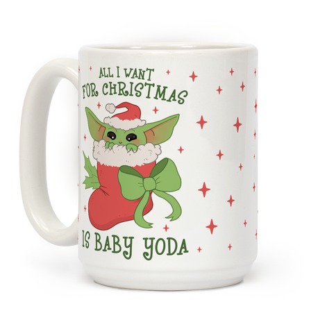 Style6 Baby Youda Mug Coffee Mug COFFEE I LIKE Fan Cute and Funny Christmas Ceramic Coffee Mug Tea Cup