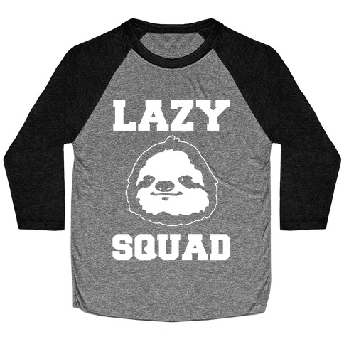 Lazy Squad Baseball Tee