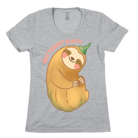 Butternut Sloth Womens T-Shirt