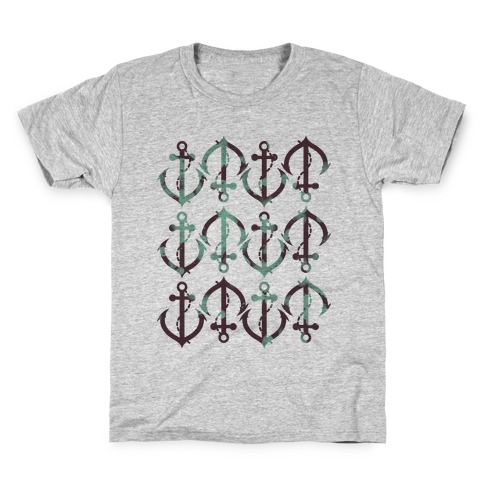 Anchor Pattern Kids T-Shirt