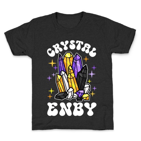 Crystal Enby Kids T-Shirt
