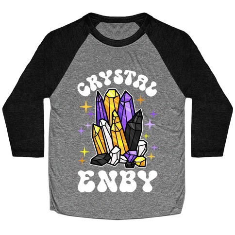 Crystal Enby Baseball Tee