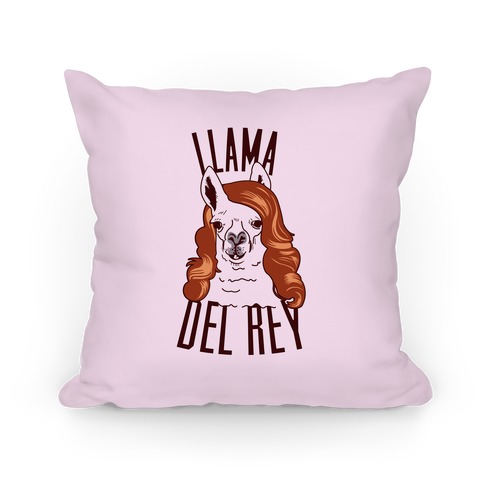 Llama Del Rey Pillow