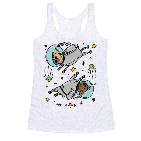 Dogs In Space Racerback Tank Top