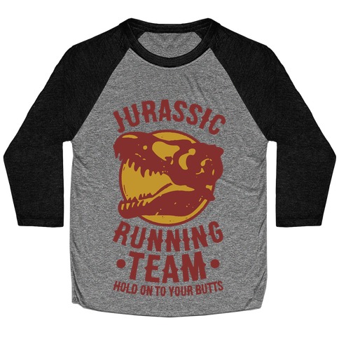 Jurassic Running Team Baseball Tee