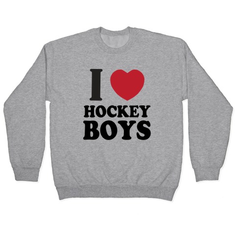 vocaal herstel Oxide I Love Hockey Boys Pullovers | LookHUMAN