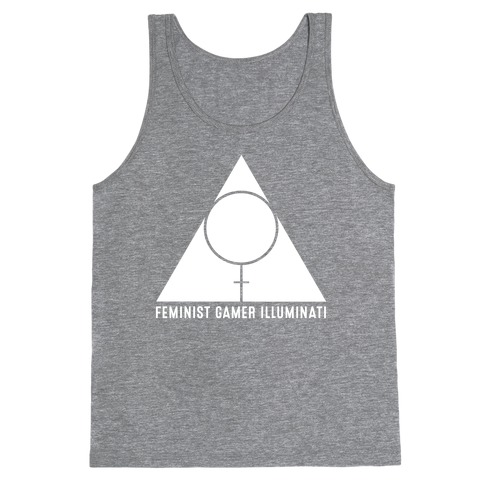 Feminist Gamer Illuminati Tank Top