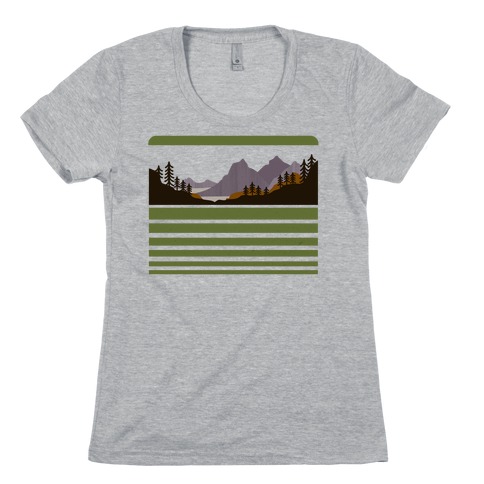 Mountain Landscape Womens T-Shirt