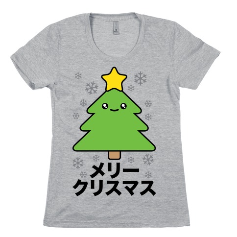 Kawaii Christmas Womens T-Shirt