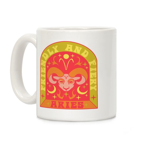 Friendly And Fiery Aries Coffee Mug