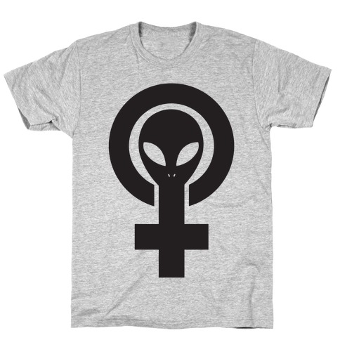 Alien Feminist Symbol T-Shirt