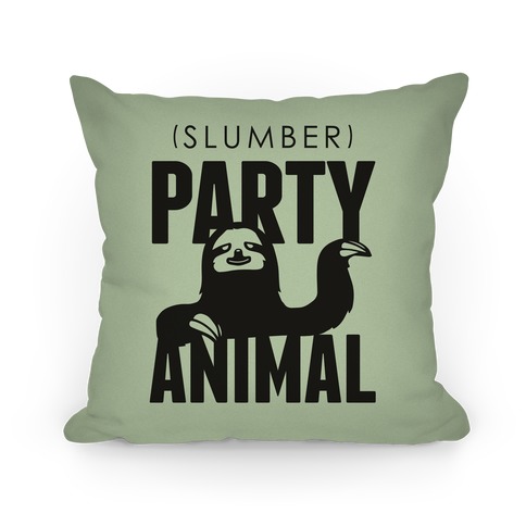 Slumber Party Animal Pillow