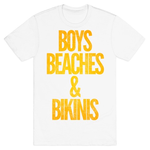 t shirts with bikinis printed on