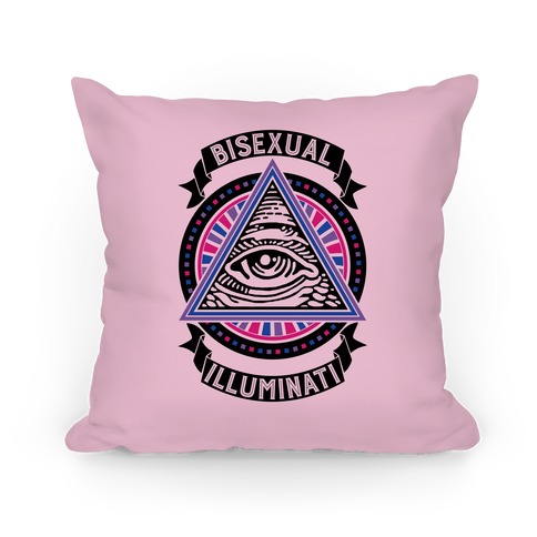 Bisexual Illuminati Pillow