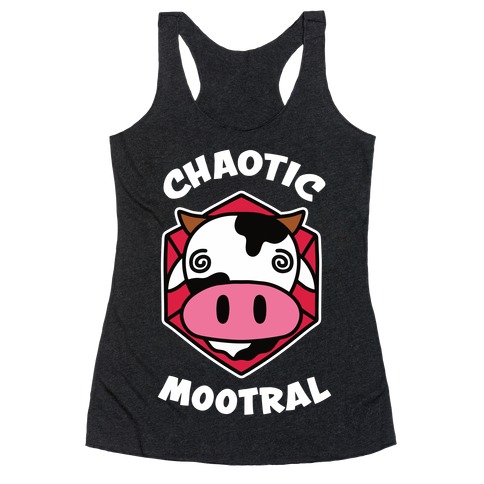 Chaotic Mootral Racerback Tank Top