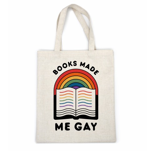 Books Made Me Gay Casual Tote