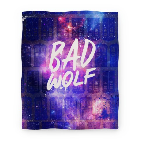 Doctor Who Bad Wolf Blanket