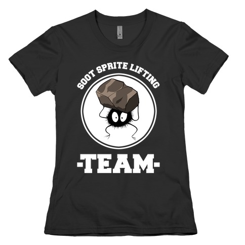 Soot Sprite Lifting Team Womens T-Shirt