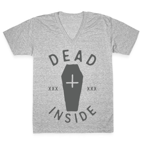 Dead Inside V-Neck Tee Shirt