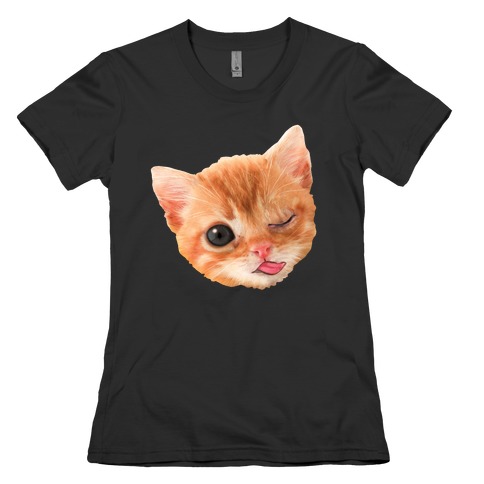 Miley Cat Head Womens T-Shirt