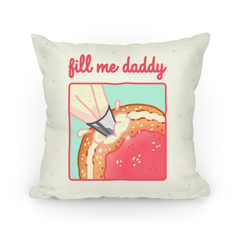 Donut I Only Eat Hole Foods' Throw Pillow Cover 18” x 18