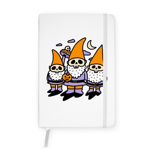 Happy Hall-Gnome-Ween (Halloween Gnomes) Notebook