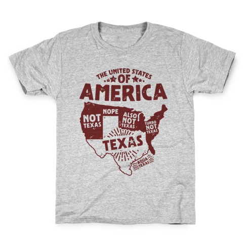 United States of Texas Kids T-Shirt