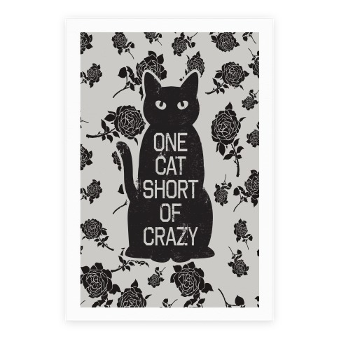 One Cat Short of Crazy Poster