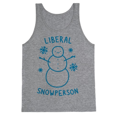 Liberal Snowperson Tank Top