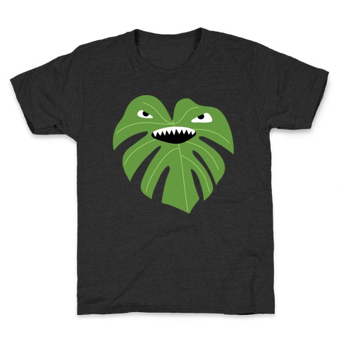 Monstera Leaf Monster Kids T-Shirt