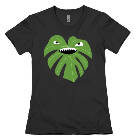 Monstera Leaf Monster Womens T-Shirt