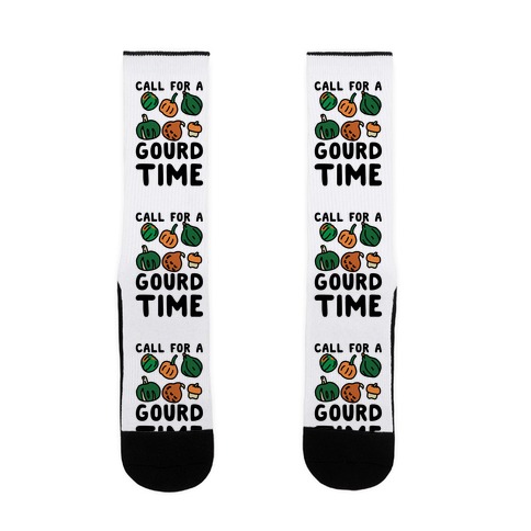 Call for a Gourd Time Sock