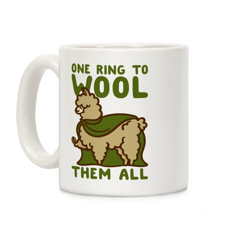 One Ring To Wool Them All Parody Coffee Mug