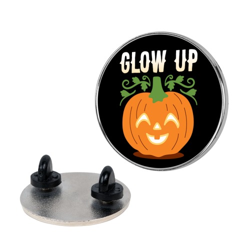 Glow Up Jack-o'-Lantern Pin