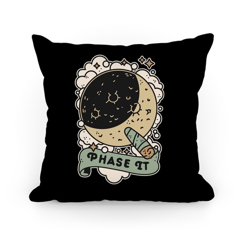 Phase it Moon Pillow