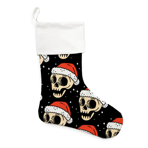 Santa Skull Stocking