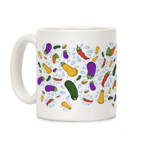 Penis Produce Pattern Coffee Mug