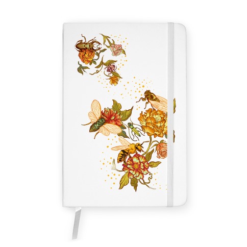 Florals & Insects Notebook