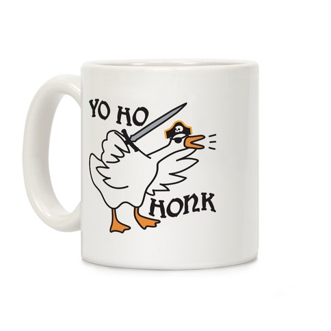 Yo Ho Honk Pirate Goose Coffee Mug