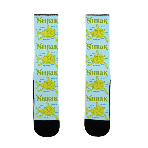 Shrak Shrek The Shark Sock