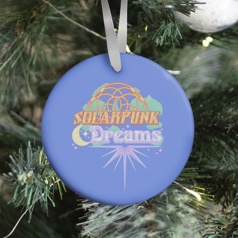 Solarpunk Dreams Ornament
