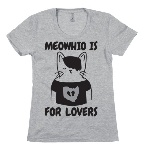 Meowhio Is For Lovers Womens T-Shirt