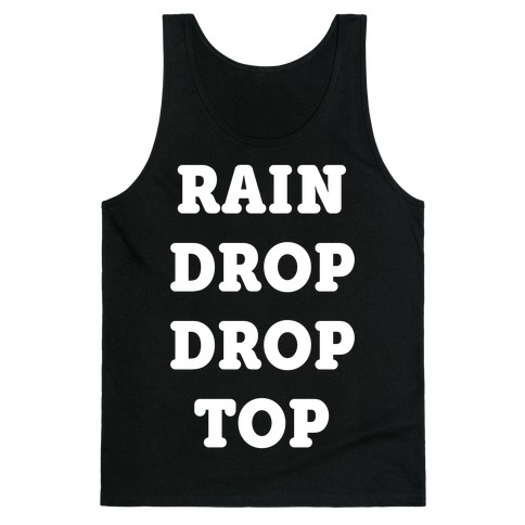 Rain Drop Drop Top Tank Top