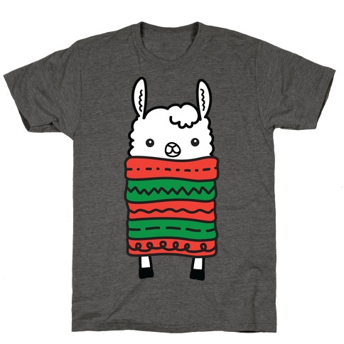 Long Llama Scarf T-Shirt