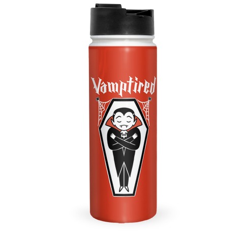 Vamptired Tired Vampire Travel Mug