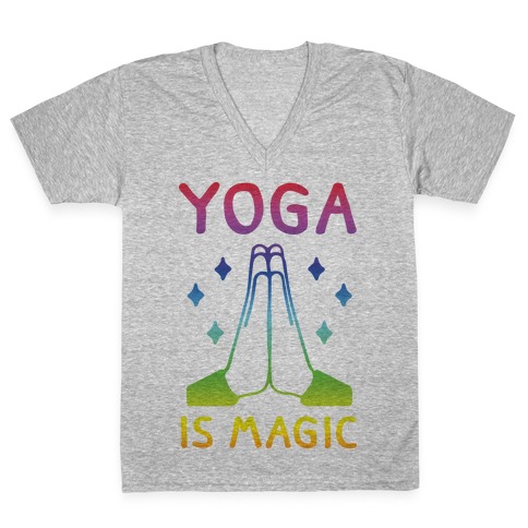 Yoga Is Magic V-Neck Tee Shirt