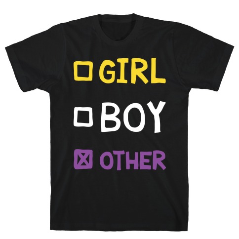 Non-Binary Gender Checklist T-Shirt