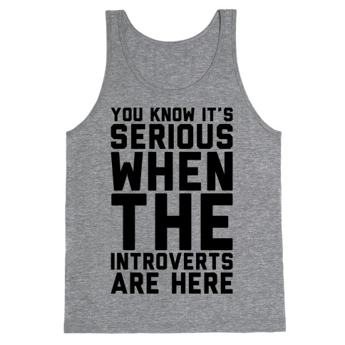 Introvert Protest Tank Top